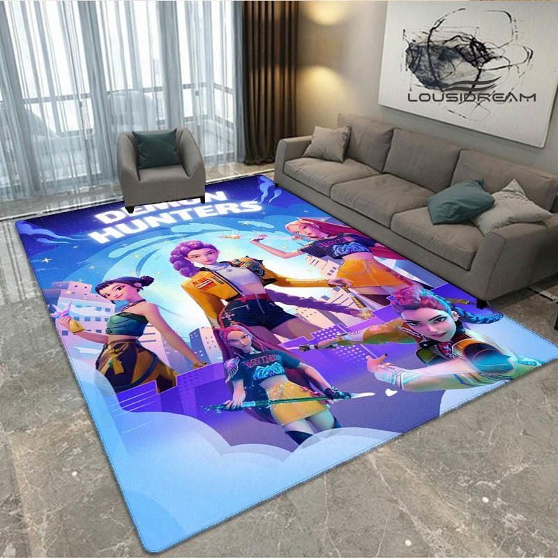 Magic Zhu KPop Dämonenjäger Teppich, rutschfest und waschbar, mehrfarbig, B/H: 60 x 40 cm - Bild 3