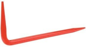 Rennsteig Winkeldorn aus Stahl in Rot, Gesamtlänge: 550 mm, Durchmesser: 26 mm, Schenkellänge: 170 mm - Bild 1