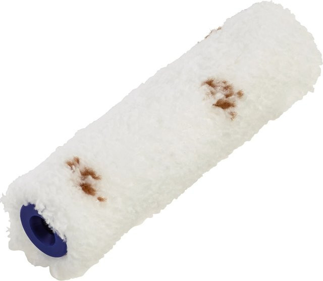 LUX-TOOLS Lasurenwalze für dünnflüssige wasserbasierte Lasuren, Breite: 10 cm, Farbe: Weiß - Bild 1