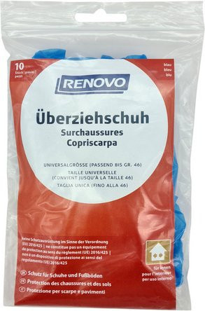 RENOVO Schuhüberzieher in Blau, 10 Stück, bis Größe 46 - Bild 1