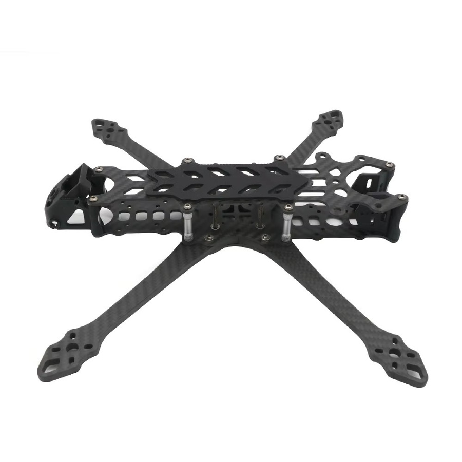 Mitoot Giftige Bienen FPV Freestyle Carbon Fiber Rahmen Kit in Schwarz, Radstand: 295 mm, Armstärke: 5,0 mm, geeignet für Langstrecken-Drohnen - Bild 2