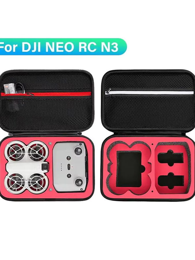 Tragbare Aufbewahrungstasche für DJI NEO RC N3 Mehr Combo Drohnen Zubehör in Schwarz oder Grau - Bild 6