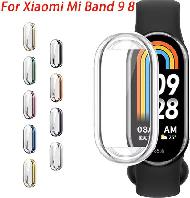 CHIICSMART Schutzhülle für Xiaomi Mi Band 9 8, TPU, Minimalistisch - Bild 1