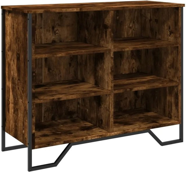 vidaXL Sideboard in Räuchereiche, modern, Farbe Braun, B/T/H: 91 x 35,5 x 74,5 cm - Bild 1