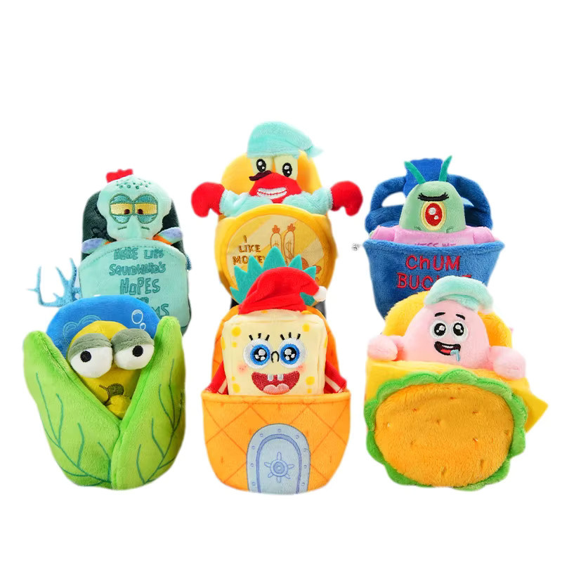KAYOU SpongeBob Schwammkopf Bikeburg Dreamscape Blind Box, Schlüsselanhänger, Actionfigur, Puppe - Bild 2