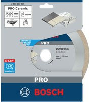 Bosch Diamanttrennscheibe Best for Ceramic Durchmesser: 200 mm, B/T/H: 200 x 25,4 x 2,2 x 10 mm - Bild 2