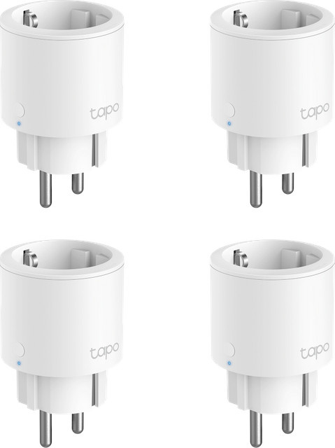 TP-Link Tapo P115 4er-Pack Mini smarte Wi-Fi-Steckdose mit Energieüberwachung in Weiß - Bild 1