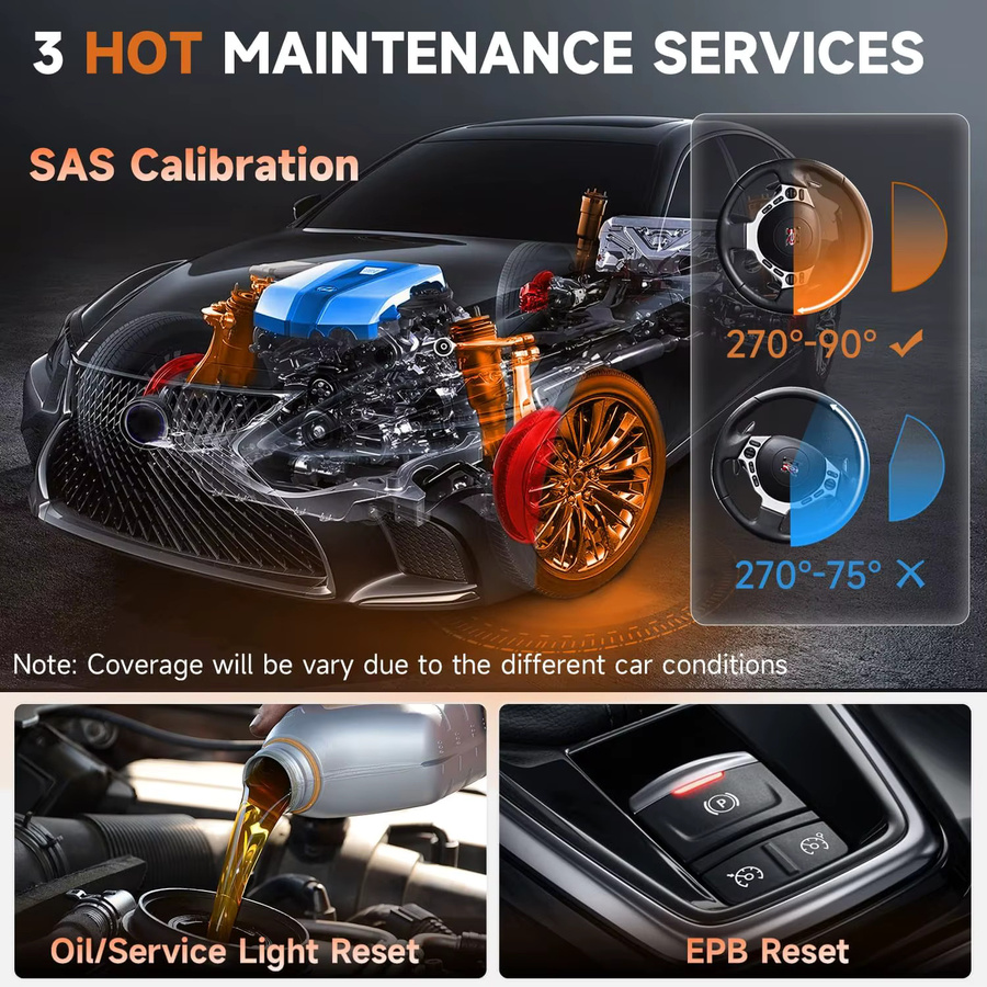 Foxwell NT630 Plus Auto-OBD2-Scanner Diagnosegerät für ABS, Airbag, EPB, Öl und Motor mit Kalibrierungsfunktion - Bild 2