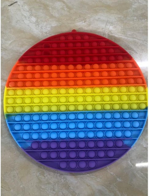 Fashnics Regenbogen Antistress Drück sie Blasen Fidget Spielzeuge - Bild 1