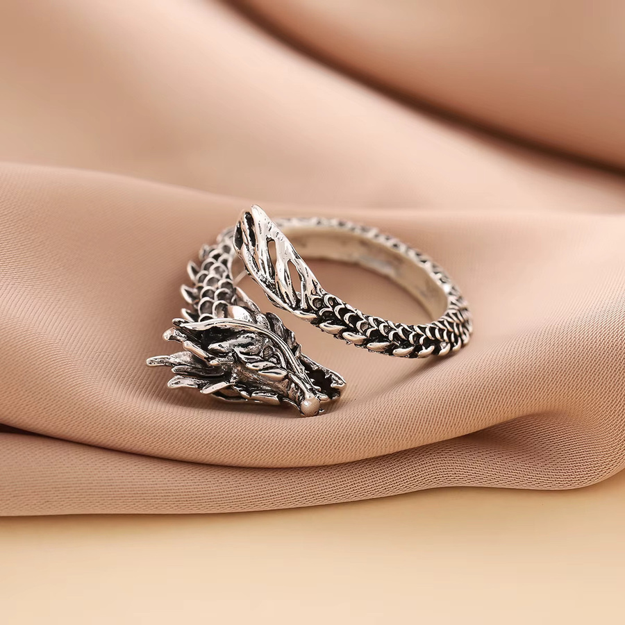 ZTRLIUA Ring 925 Silber, Drache, Unisex - Bild 3