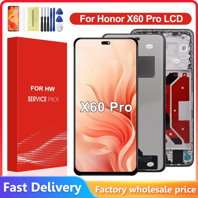 Honor LCD-Display Touchscreen-Digitizer Ersatz in Schwarz für Honor X9C Magic7 Lite BRP-NX1 und Honor X60 Pro BRP-AN00 - Bild 1