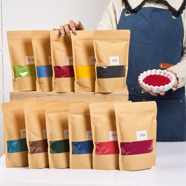 UDOCOOL Sandwachs Set mit 11 Farben für DIY Duftkerzen und Sandmalerei, 250 g - Bild 1