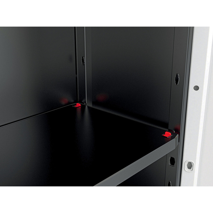 Keter Kunststoffschrank Stilo in Grau mit Regalböden und Schloss, B/H/T: 68 x 173 x 39 cm - Bild 3