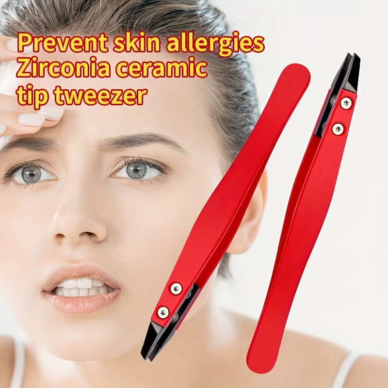 Ouriner Pinzette aus Zirkonoxid-Keramik und Edelstahl, Unisex - Bild 3