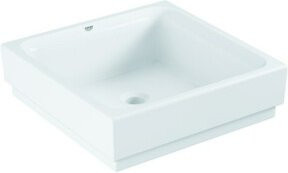 Grohe Aufsatzschale Cube Keramik in Alpinweiß, quadratisch, Breite: 40 cm, Tiefe: 40 cm, Höhe: 40 cm - Bild 1