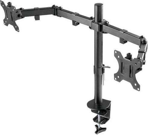 DELTACO GAMING Monitor-Tischhalterung GAM-040 Schwarz, 1-fach, für 33,0 cm bis 81,3 cm Monitore, VESA 75x75 mm, drehbar - Bild 1