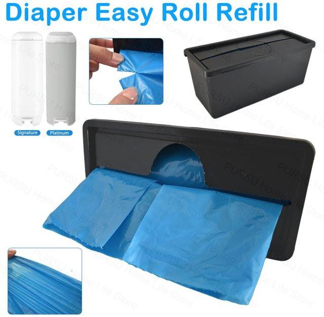 Nachfüllbeutel für Diaper Genie Windeleimer Easy Roll Signature und Platin Eimer in Blau - Bild 1