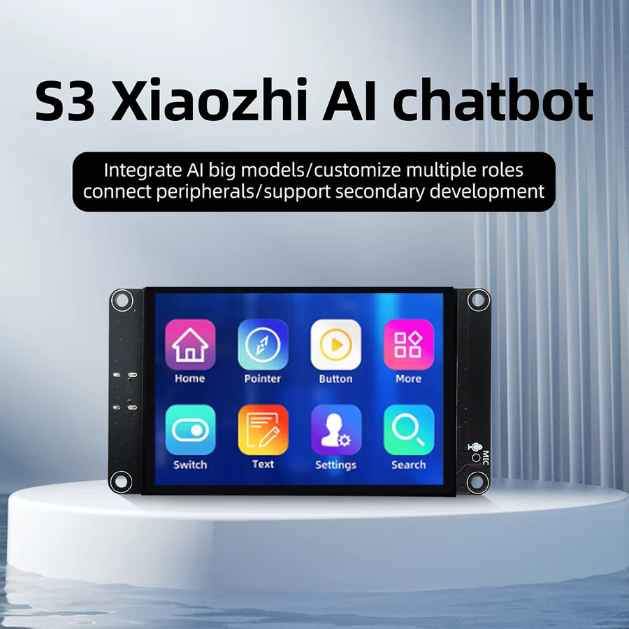 Gaqqee ESP32-S3 Entwicklungsboard mit 3,5 Zoll Smart-Touchscreen, WiFi und Bluetooth, Schwarz - Bild 2