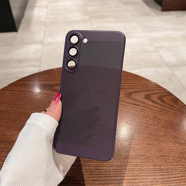 Stoßfeste und Wärmeableitende Kühlgehäuse Hülle für Samsung Galaxy S26 S25 S24 S23 S22 S21 Plus S20 FE Note 20 Ultra A54 A34 A24 in Purple - Bild 1