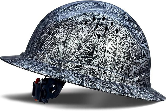 SAFEBUILDER Anti-Zertrümmerung Schutzhelm mit breitem Rand und Sonnenschutz, Farbe: Grau, Kopfumfang: 53-63 cm - Bild 1