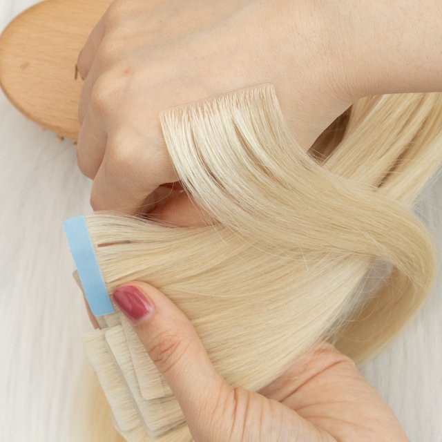 MRSHAIR Haar-Injektionsband Echthaarverlängerungen, 10 Stück - Bild 1