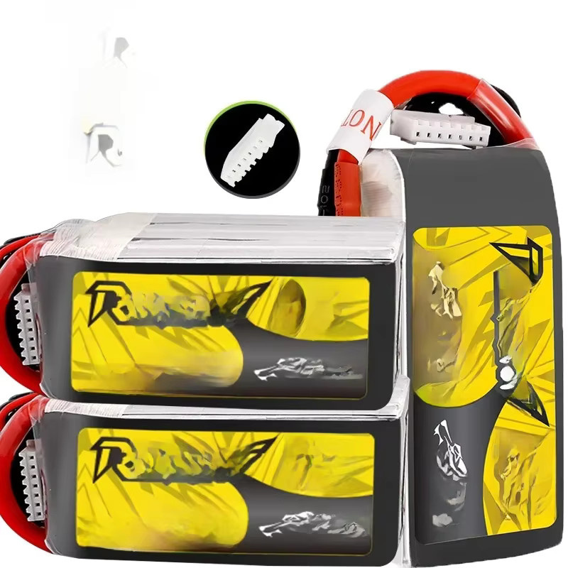HOT TATTU R-LINE 5.0 150C 6S LiPo Akku für RC Helikopter und FPV Racing Drohnen, 22.2V, 1200mAh - Bild 2