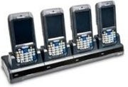 Intermec FlexDock Quad Docking Cradle mit Ethernet in Schwarz für Honeywell CK71 und Intermec CK70, CK71 (DX4A1222200) - Bild 1