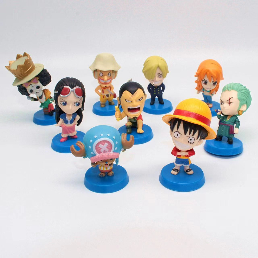 Yiran toy 1 One Piece Action Figur 9-teiliges Set PVC Bunt - Bild 2