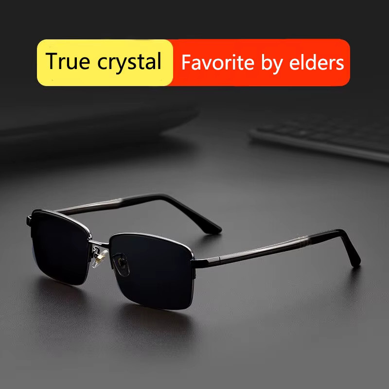 Shatar Sonnenbrille, Halbrahmen, Metall, rectangular, Herren, schwarz - Bild 2
