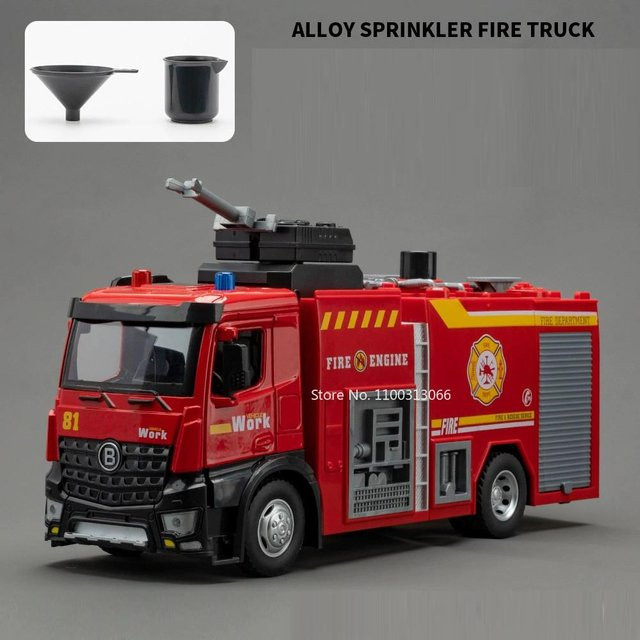 Feuerwehrwagen, 1:18 Maßstab, mit Licht und Musik, ab 14 Jahren - Bild 1