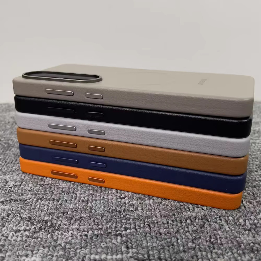 Samsung Galaxy S26 Ultra Magnetische Premium Kunstleder Hülle für MagSafe in Braun - Bild 2