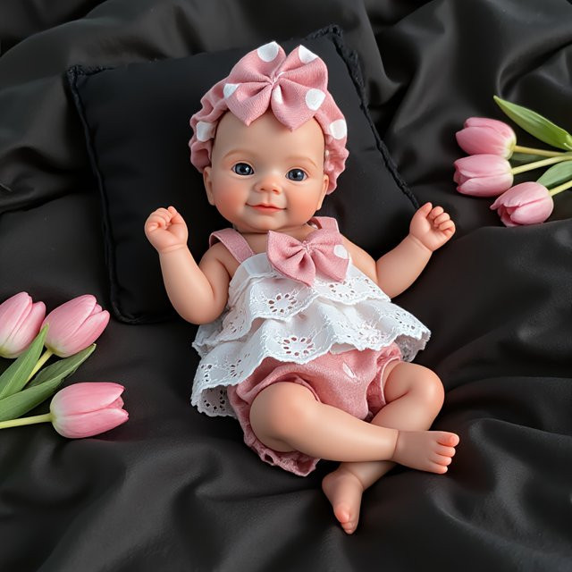 Aizwa1 Maddie Silikon Neugeborenen-Babypuppe, Mädchenpuppe, ab 0 Jahre - Bild 1
