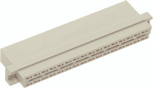 HARTING Federleiste 09040163201 in Beige mit 2 Reihen - Bild 1