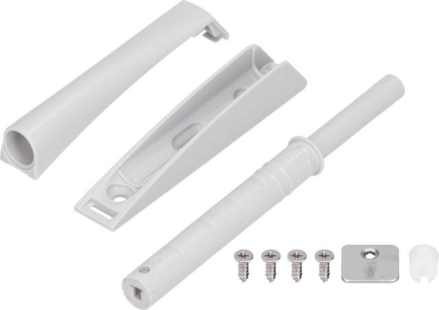 Neoglint Magnetisches Push Latch Set mit Dämpfer in Weiß inklusive Schrauben für Schrank, Schublade und Kleiderschranktüren - Bild 1