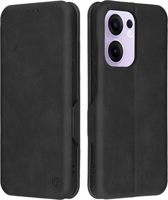 Techsuit Safe Wallet Plus Handyhülle für Oppo Reno13 FS 5G, Reno13 F 4G und Reno13 F in Schwarz - Bild 1