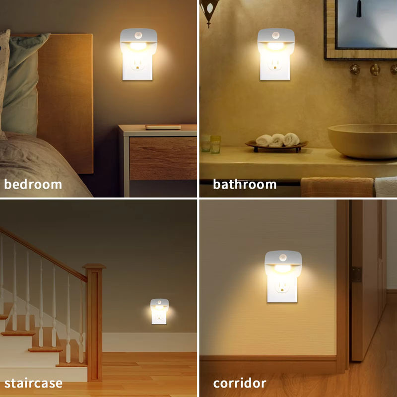 GGBEE LED-Nachtlicht mit Bewegungssensor in Weiß für Schlafzimmer und Flur mit 3 Farbmodi - Bild 6