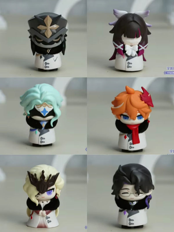 Suplay Genshin Impact Fatui Harbinger Blind Box Anime-Figur aus Kunststoff, mehrfarbig - Bild 4