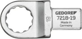 Gedore Einsteckringschlüssel 7218-19 aus Chrom-Vanadium in Silber, Schlüsselweite 19 mm - Bild 1