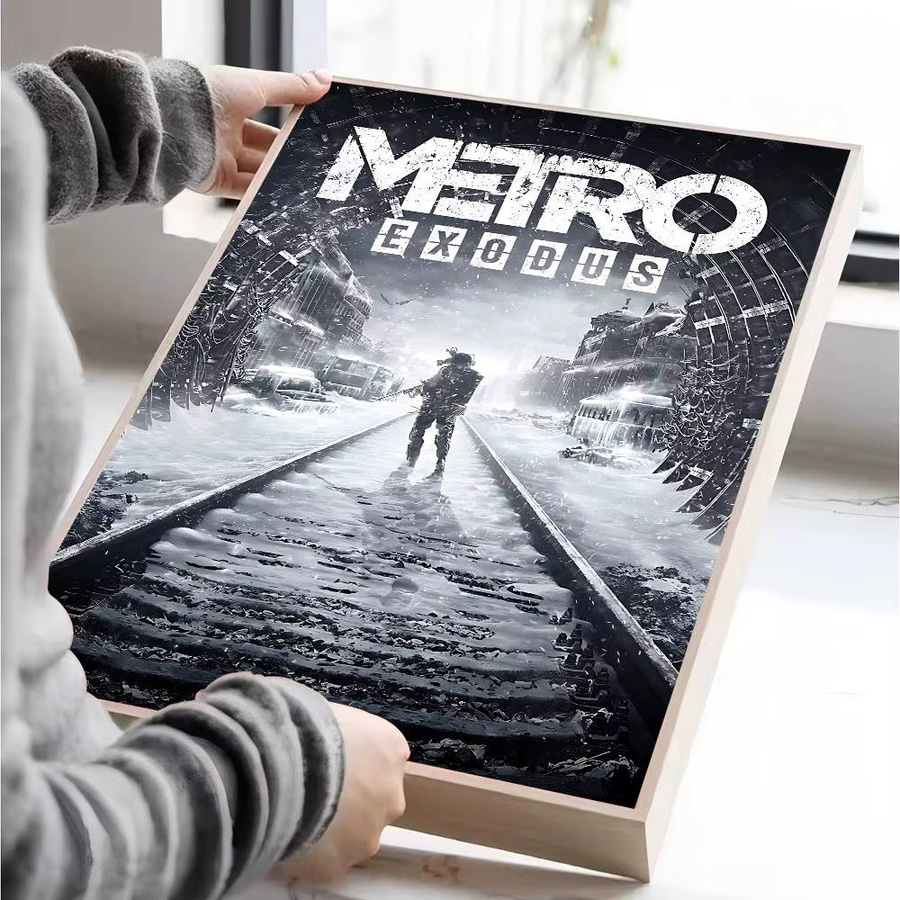 Beast Kingdom Anime Poster Retro Wandkunst in Mehrfarbig mit Klebefläche - Bild 5
