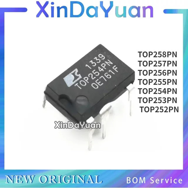 Chiptowin DIP-7 IC-Bausteine Set, 5 Stück, Schwarz - Bild 1