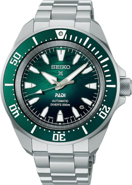Seiko Armbanduhr Prospex, Automatik, Edelstahl, Grün, 42 mm, Herren - Bild 1