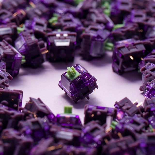 HMX Reze Switches Mechanische Tastatur Schalter Purple Tactile Thocky DIY - Bild 1