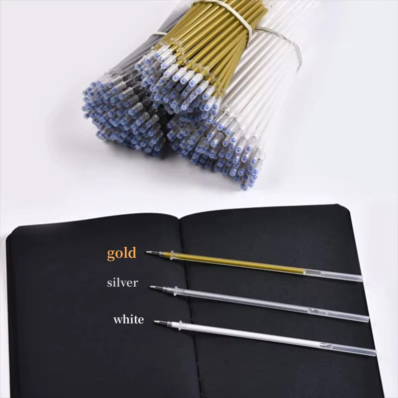 MROOFUL Permanent Metallic Marker Set mit 12 Stück, 0,8 mm Spitze, Farben: Gold, Silber und Weiß für Graffiti, Kunst und Zeichnungen - Bild 3