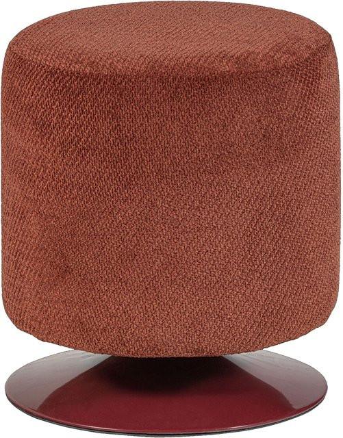 Hocker MOUTIQUE JOSEPHINE in Rot mit Stoffbezug, B/T/H: 39 x 39 x 47 cm - Bild 1