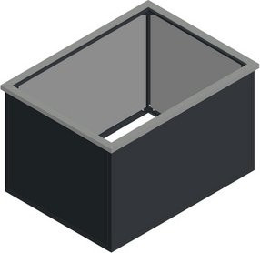 KGT Aluminium-Hochbeet 130 mit Schneckenkante, Farbe: Silberfarben, Höhe: 3 cm, Länge: 130 cm - Bild 1