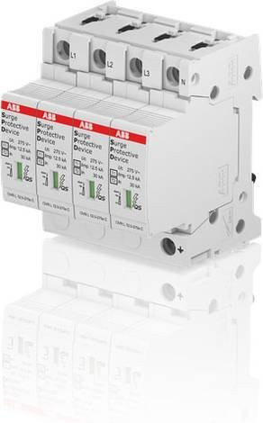 ABB OVR T1-T2 4L 12.5-275s P QS Überspannungsschutz-Ableiter 12.5 kA in Weiß - Bild 1