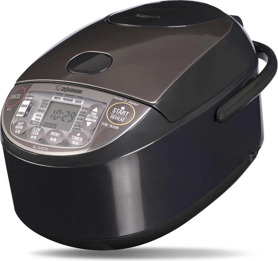 Zojirushi Premium Reiskocher NL-GAQ10 mit Warmhaltefunktion, 1,0 Liter, inklusive Messbecher, Reislöffel und Dämpfeinsatz - Bild 1