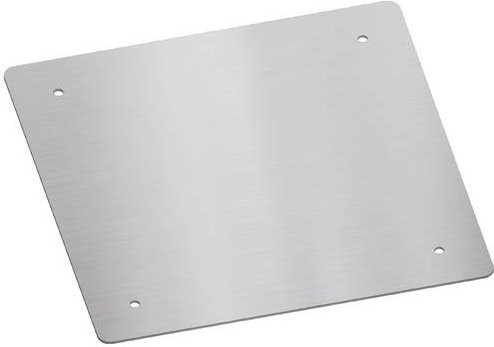 Spelsberg GEOS DP-3030 72013001 Abdeckplatte aus Edelstahl in Silber - Bild 1