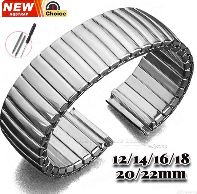 HQstrap Uhrenarmband Edelstahl, Silber, Damen Herren - Bild 1