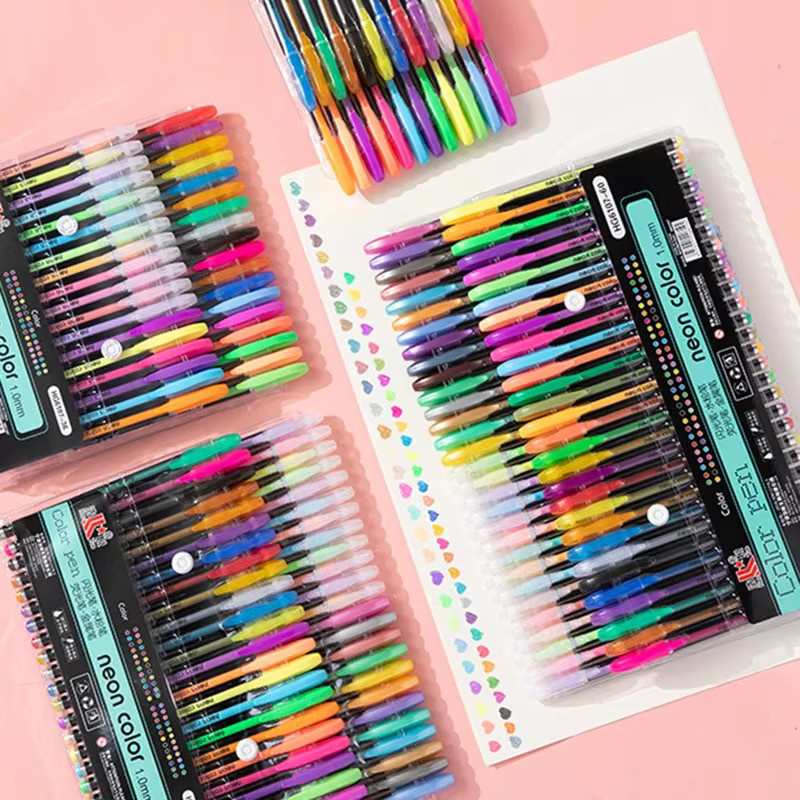 Textmarker-Set mit feiner Spitze in 48 Farben für Scrapbooking, Zeichnen und Schreiben - Bild 2